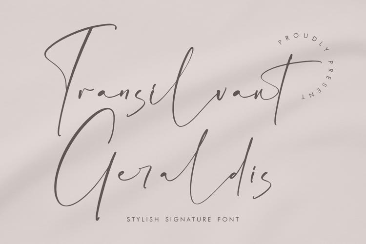 Transilvant Geraldis Font