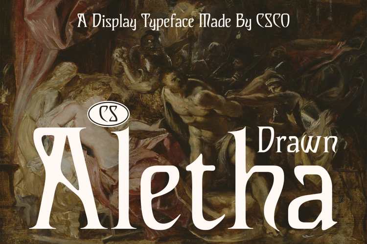 CS Aletha Drawn Font