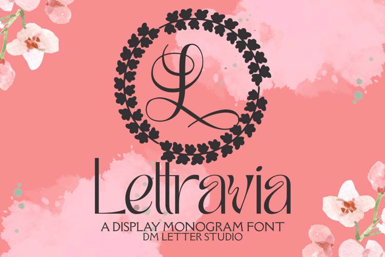 Preview of Lettravia Monogram Font