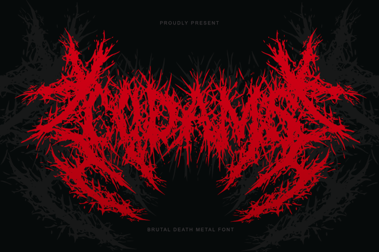 Preview of Codams Font