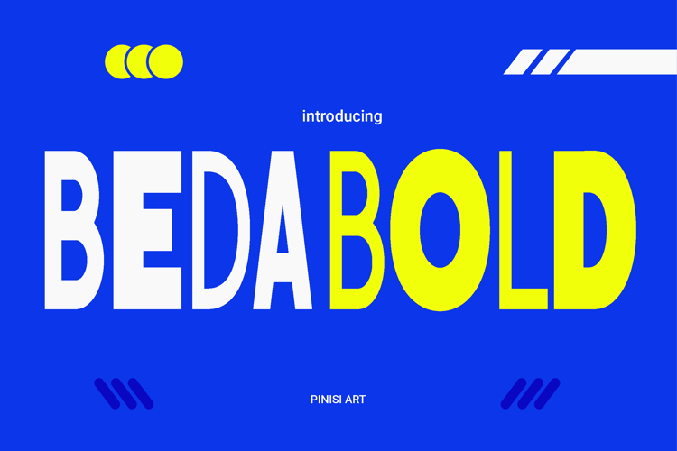 Preview of BEDABOLD Font