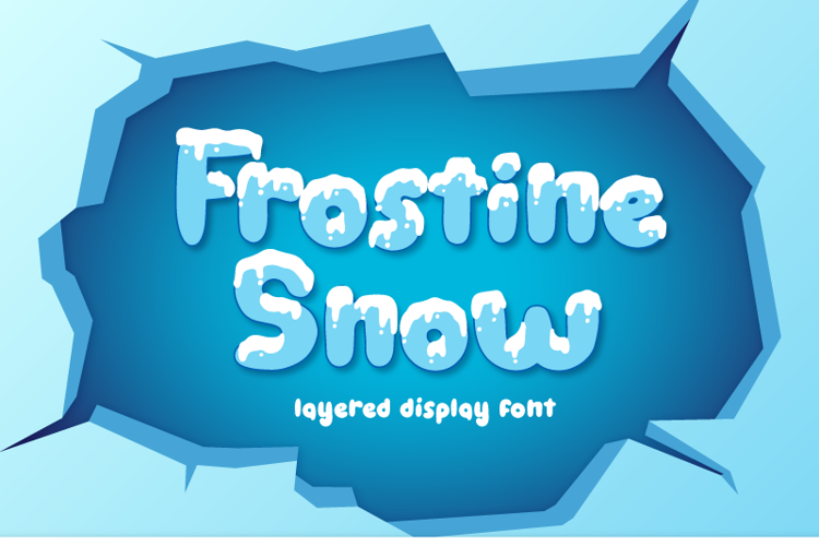 Frostine Snow Font