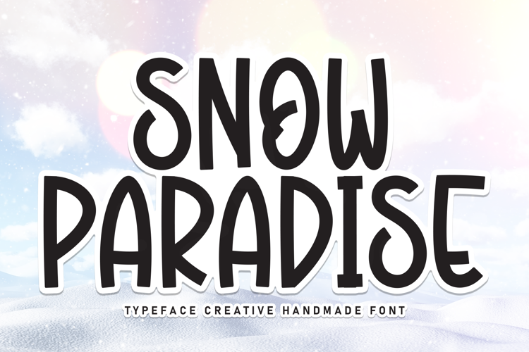 Preview of Snow Paradise Font