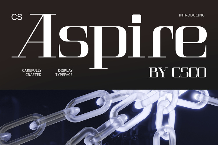 Preview of CS Aspire Font