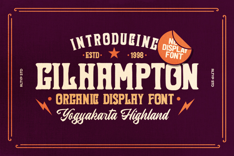 Preview of Gilhampton Font