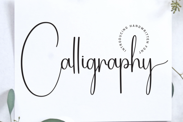 Preview of Calligraphy Font