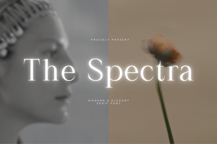 Preview of The Spectra Typeface Font