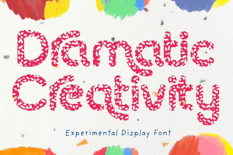 Preview of Dramatic Creativity Font