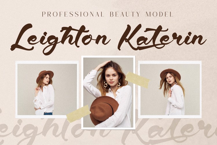 Preview of Flutery Crystale Font