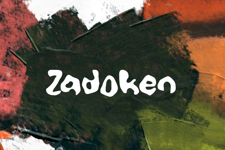 Preview of z  Zadoken Font