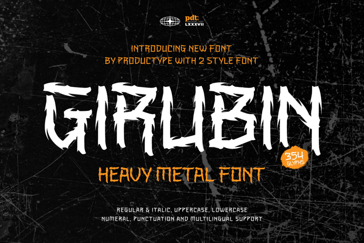 GIRUBIN Font