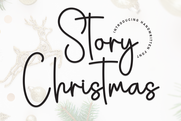 Story Christmas Font