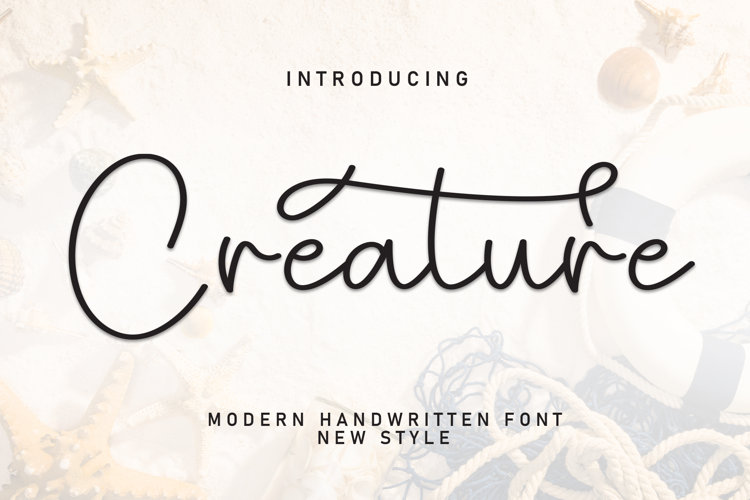 Preview of Creature Font