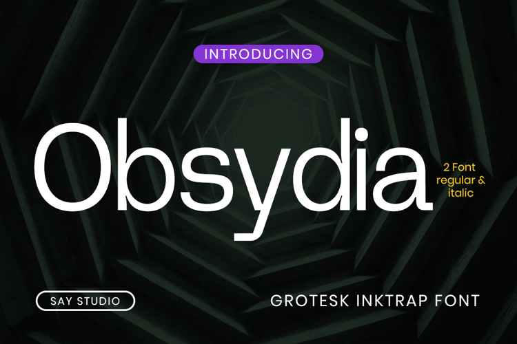Preview of Obsydia Font