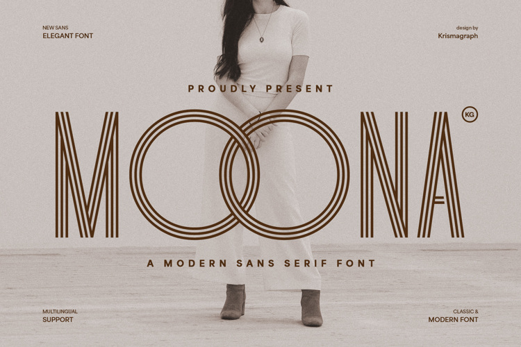 Preview of KG Moona Font