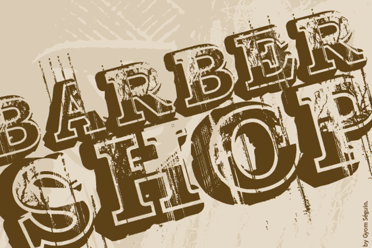 Barber shop Font