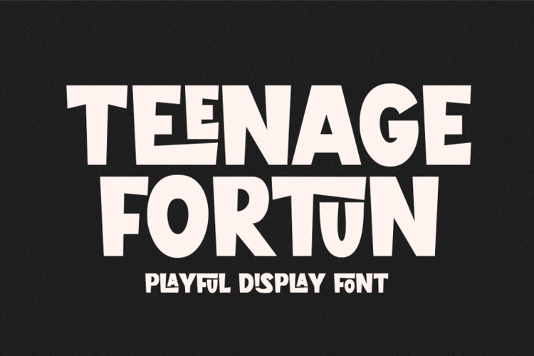 Teenage Fortun Font
