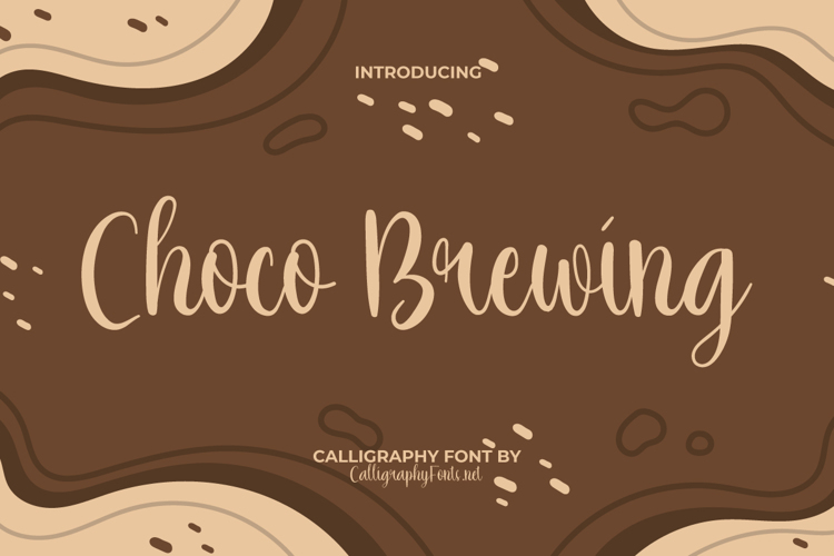 Choco Brewing Font