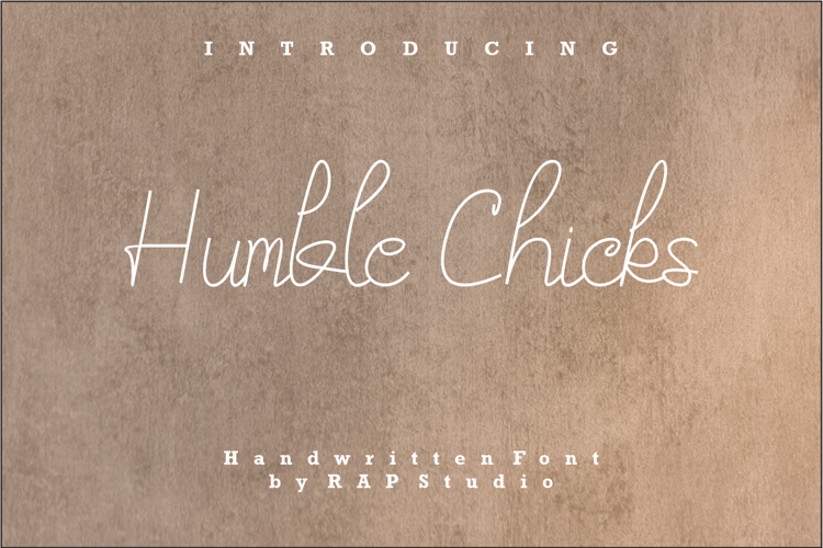 Humble Chicks Font