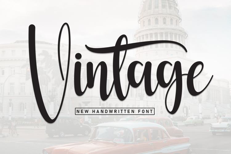 Preview of Vintage Font