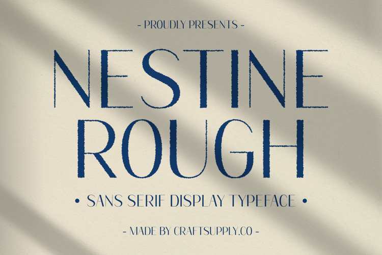 Nestine Rough Font