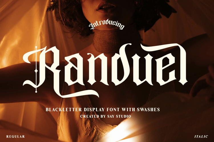 Preview of Randuel DEMO Font