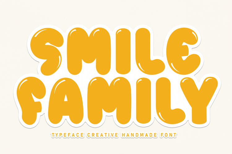 Preview of Smile Family Font