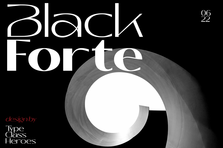 Black Forte Font