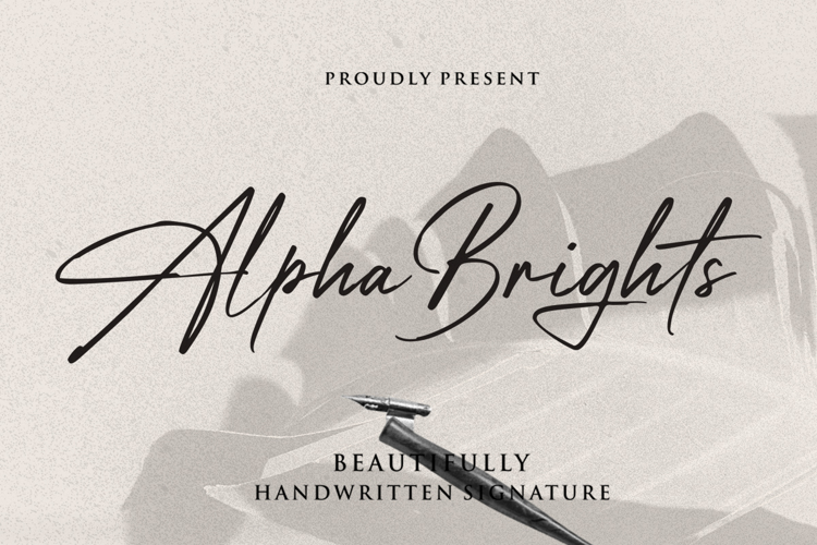 Alpha Bright Font
