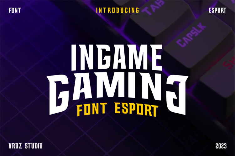 Preview of INGAME Font