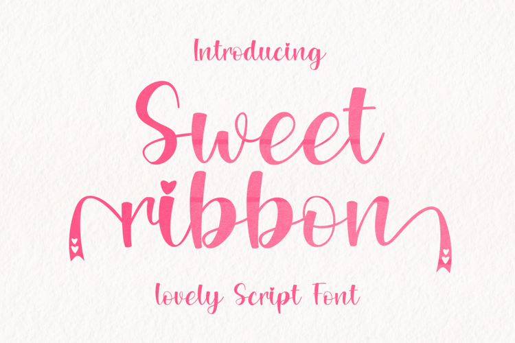 Sweet Ribbon Font