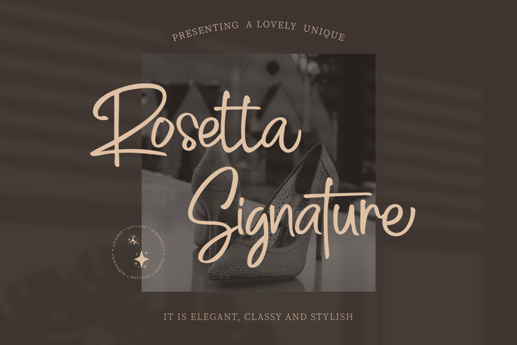 Rosetta Signature Font