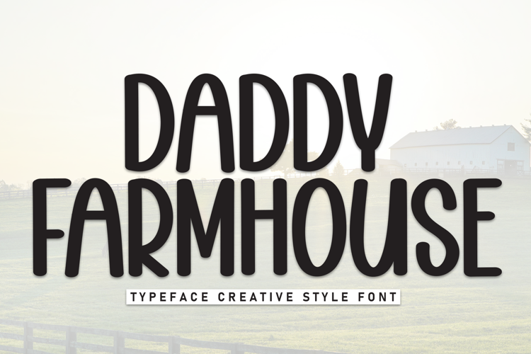 Preview of Daddy Farmhouse Font
