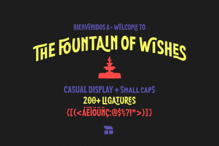 The Fountain of Wishes Font