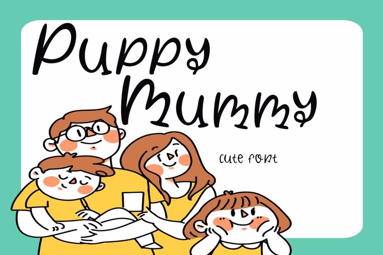 Puppy Mummy Font
