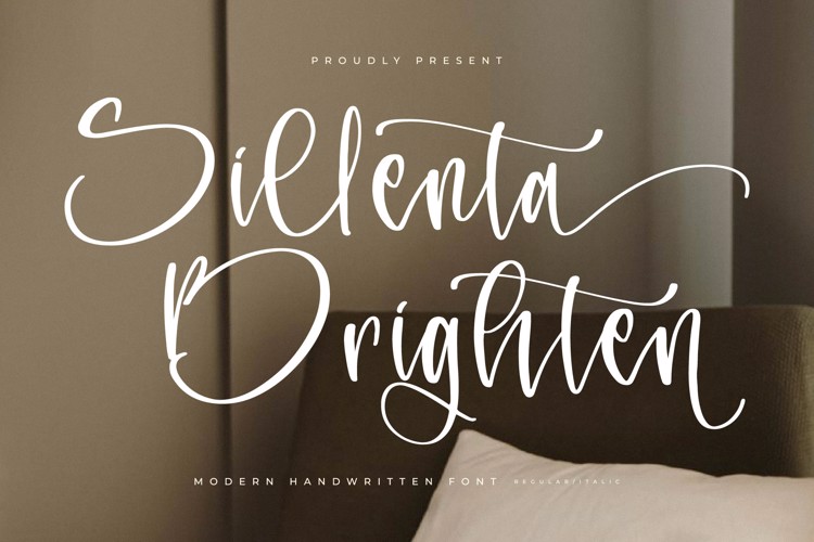Preview of Sillenta Brighten Font
