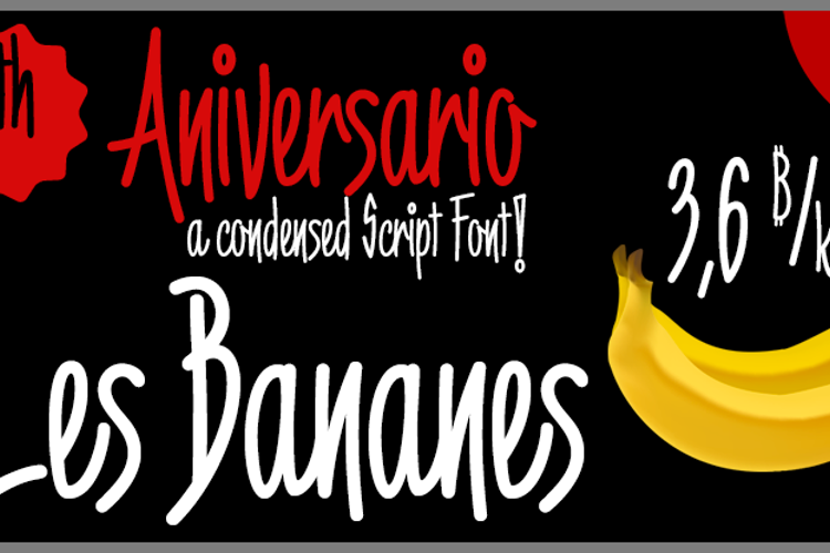 6th Aniversario Font