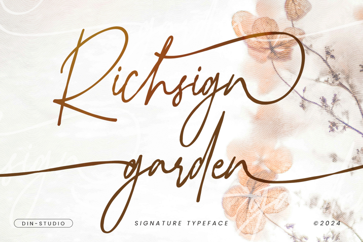 Richsign Garden Font