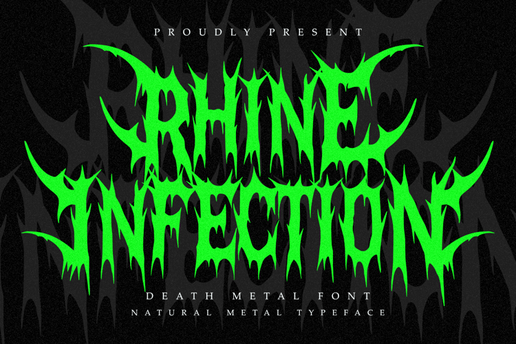 Preview of Rhine Infection Font