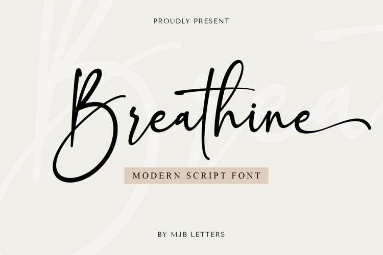 Breathine Font
