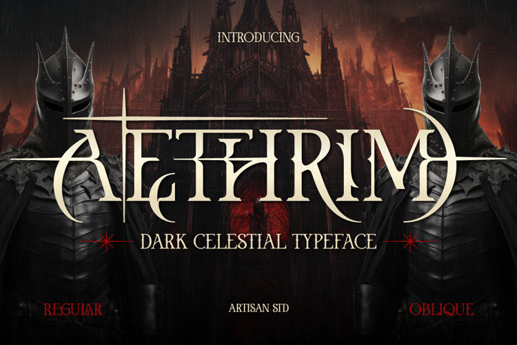 Preview of Aethrim Font