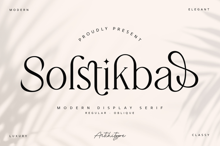 Solstikba Font