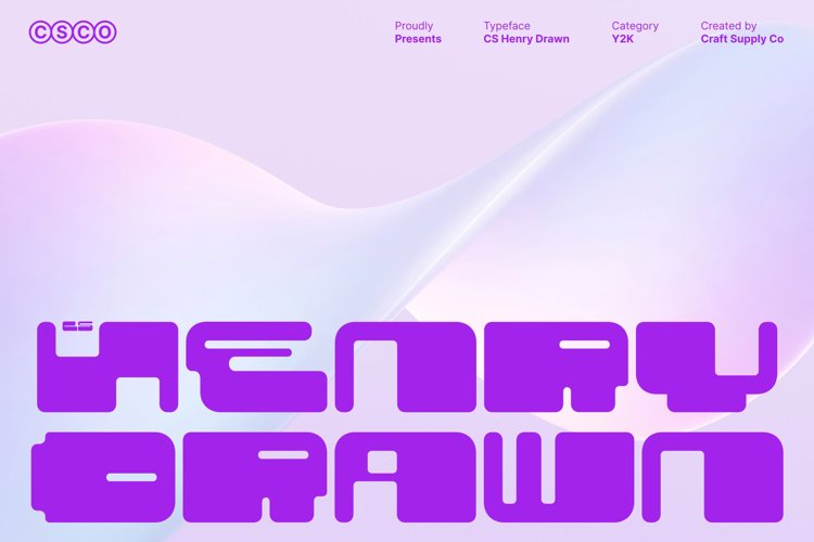 Preview of CS Henry Drawn Font