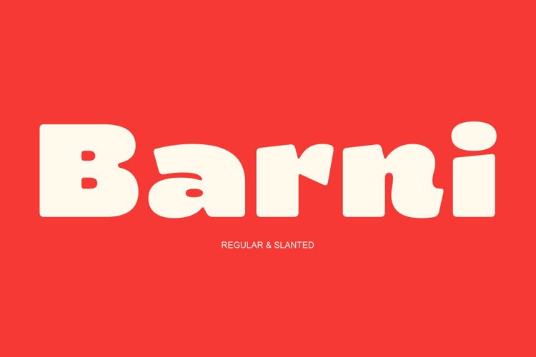 Preview of Barni Font