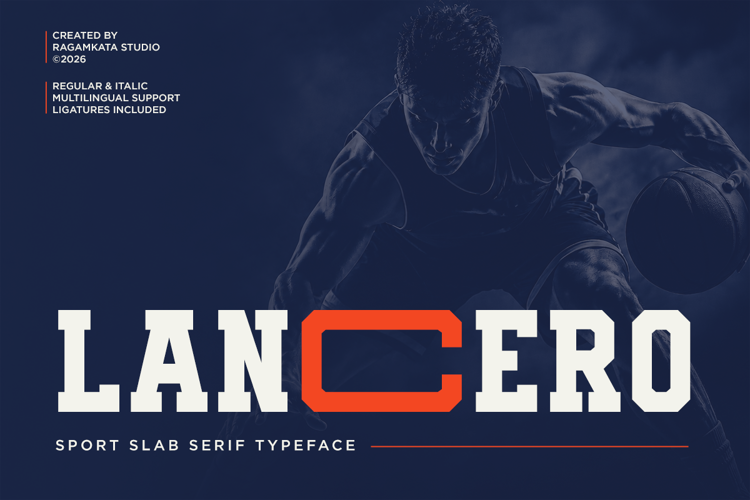 Preview of Lancero Font