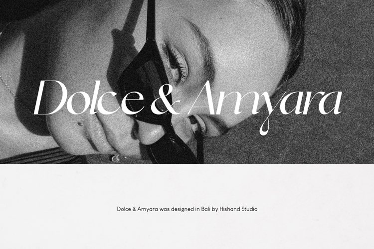 Dolce & Amyara Italic Font
