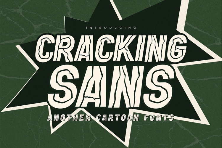 Cracking Sans Font