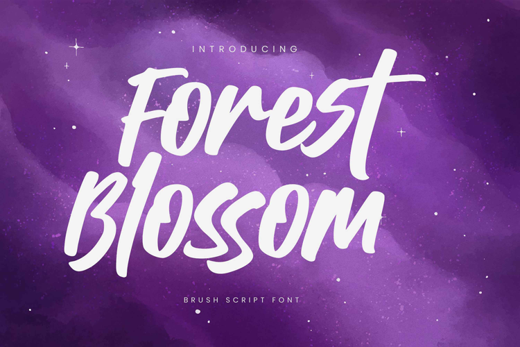 Forest Blossom Font