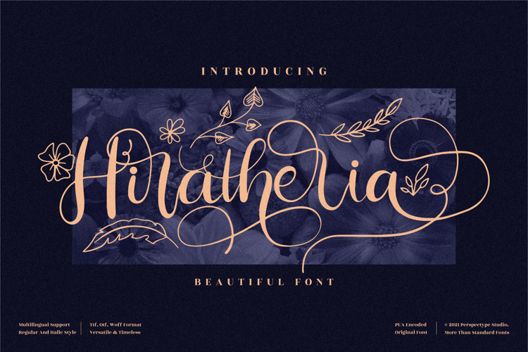 Hiratheria Font