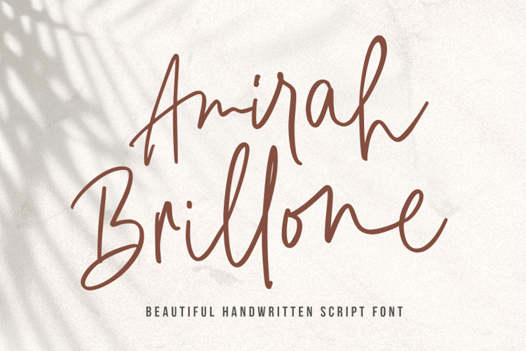Amirah Brillone Font
